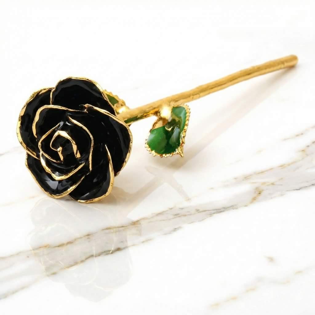 24K Gold Trimmed Eternal Bloom