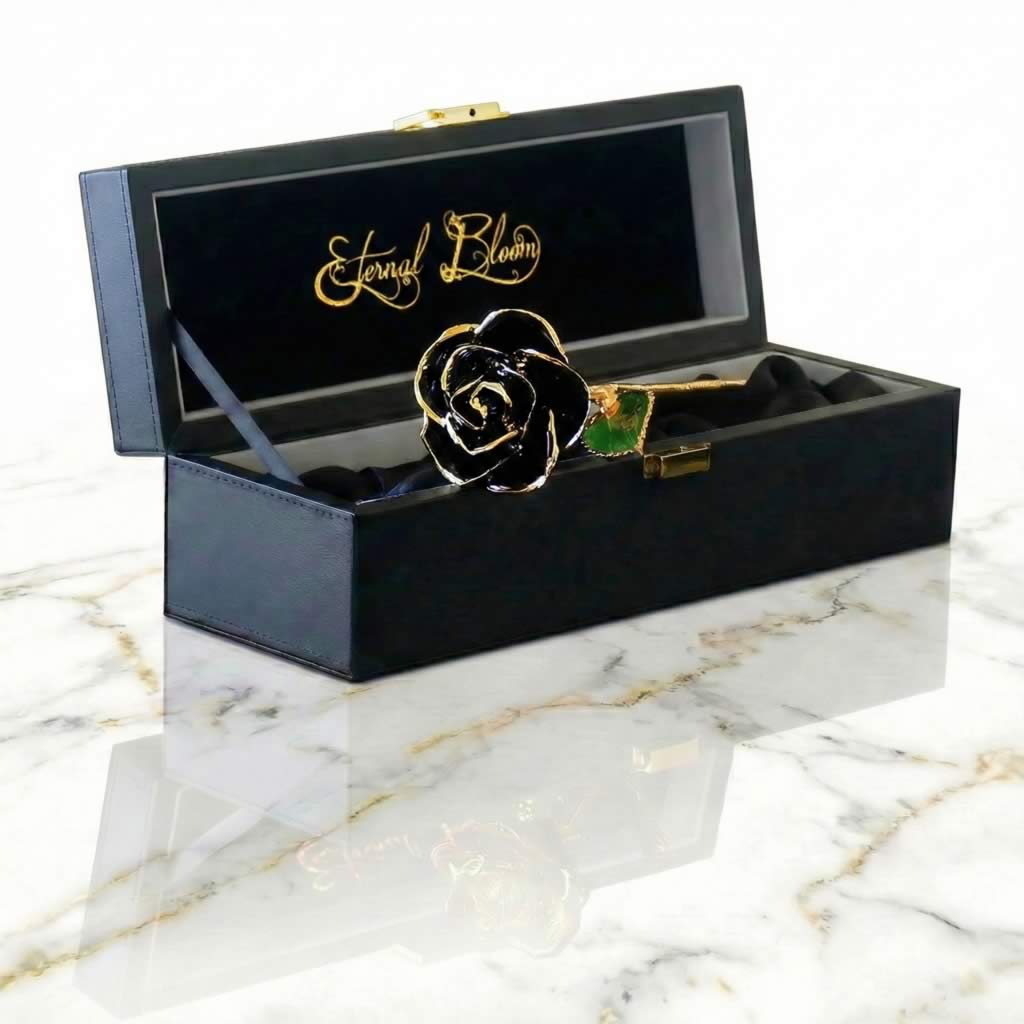 24K Gold Trimmed Eternal Bloom