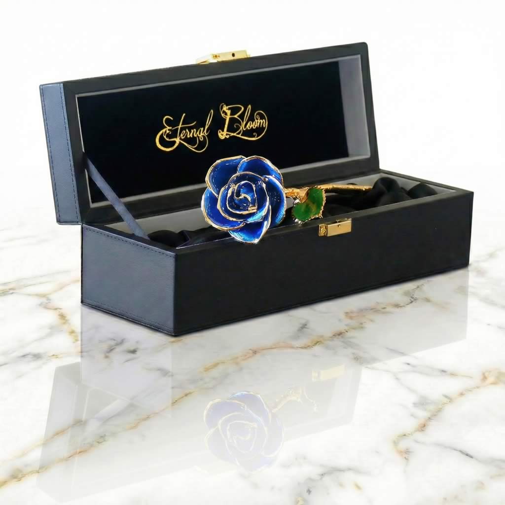 24K Gold Trimmed Eternal Bloom