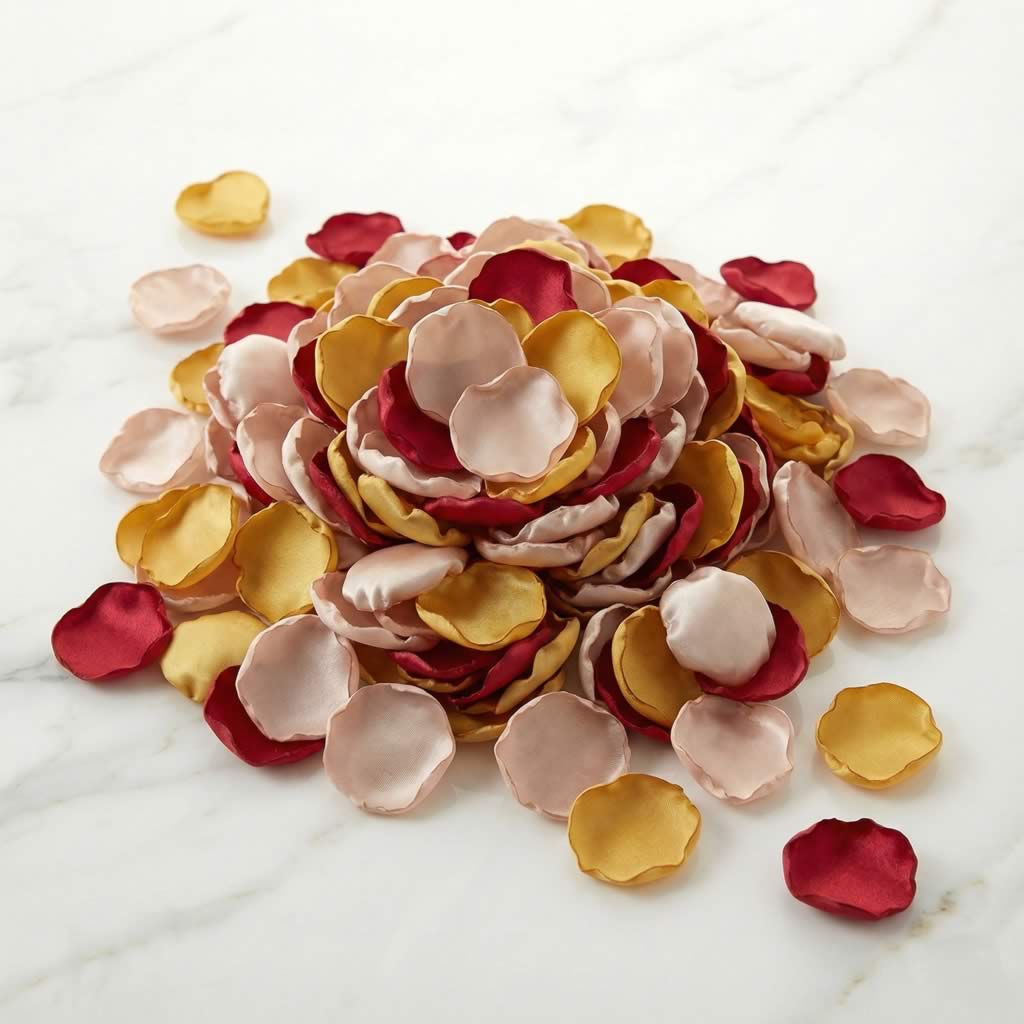 Premium Silk Rose Petals