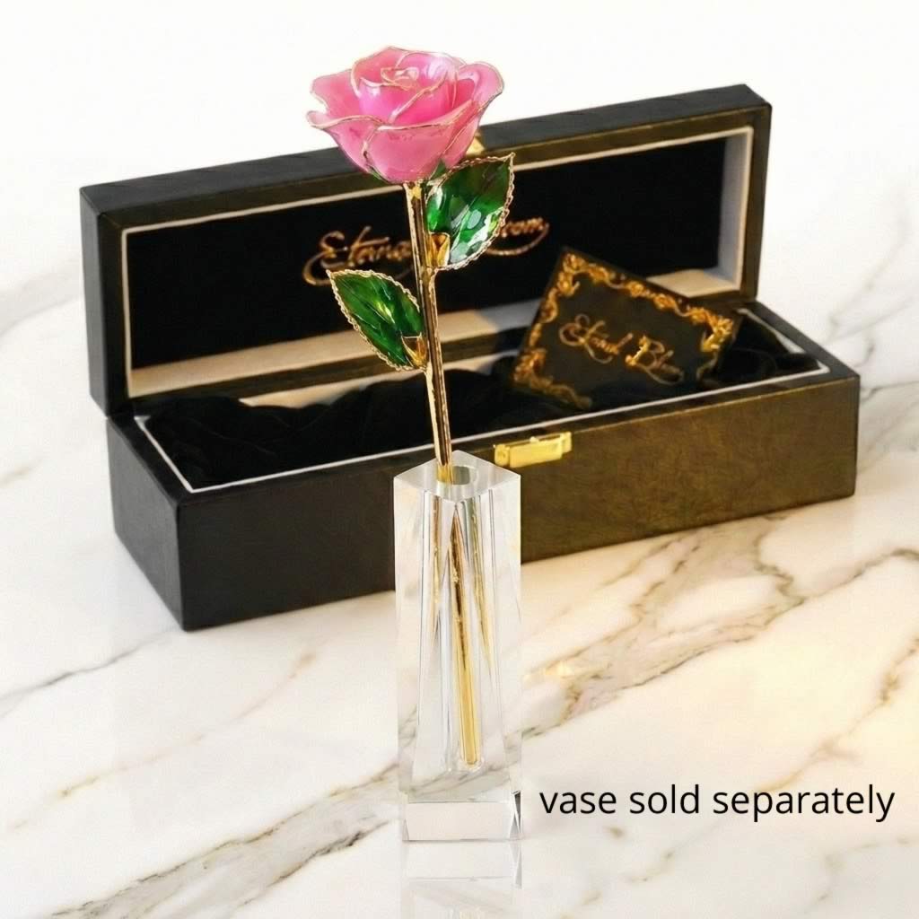 24K Gold Trimmed Eternal Bloom