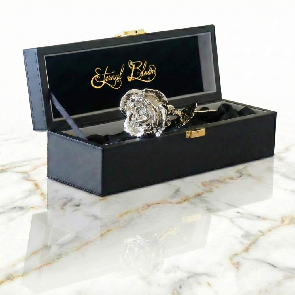 Pure Platinum Dipped Eternal Bloom