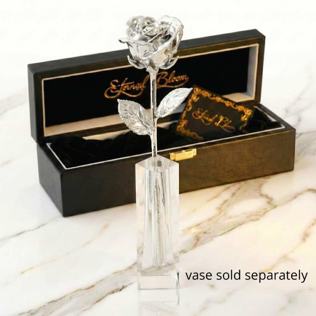 Pure Platinum Dipped Eternal Bloom