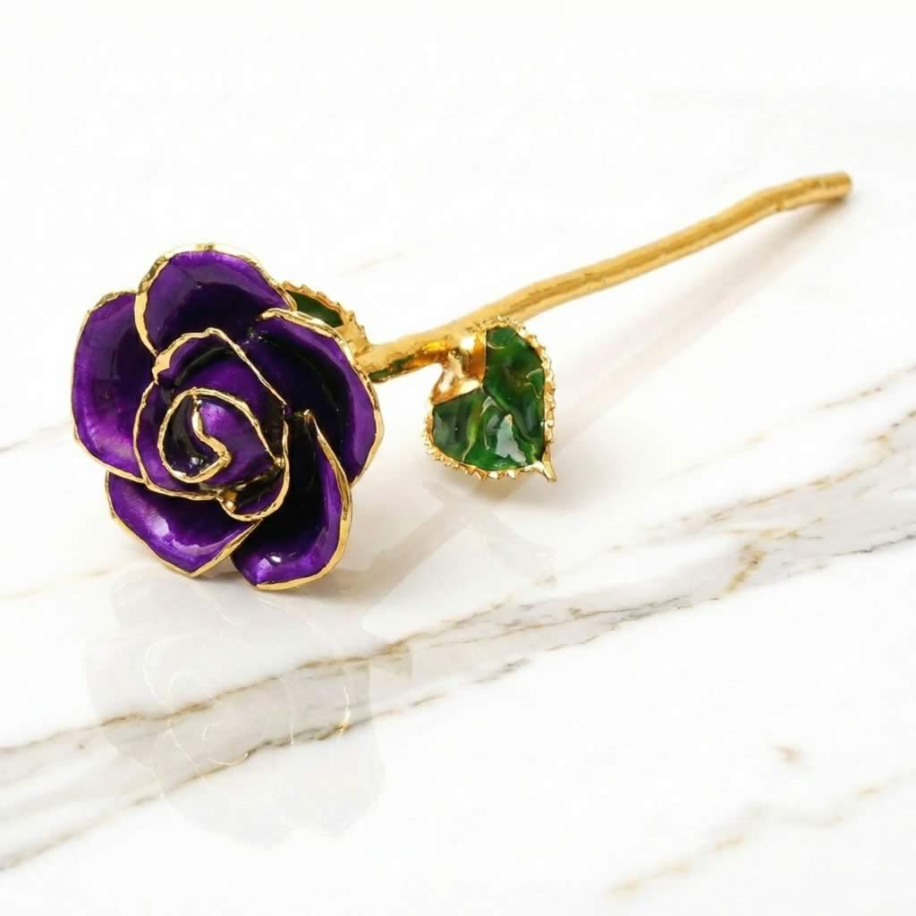 24K Gold Trimmed Eternal Bloom