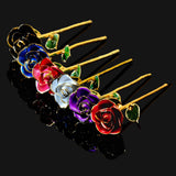 24K Gold Trimmed Eternal Bloom