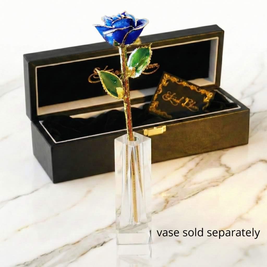 24K Gold Trimmed Eternal Bloom