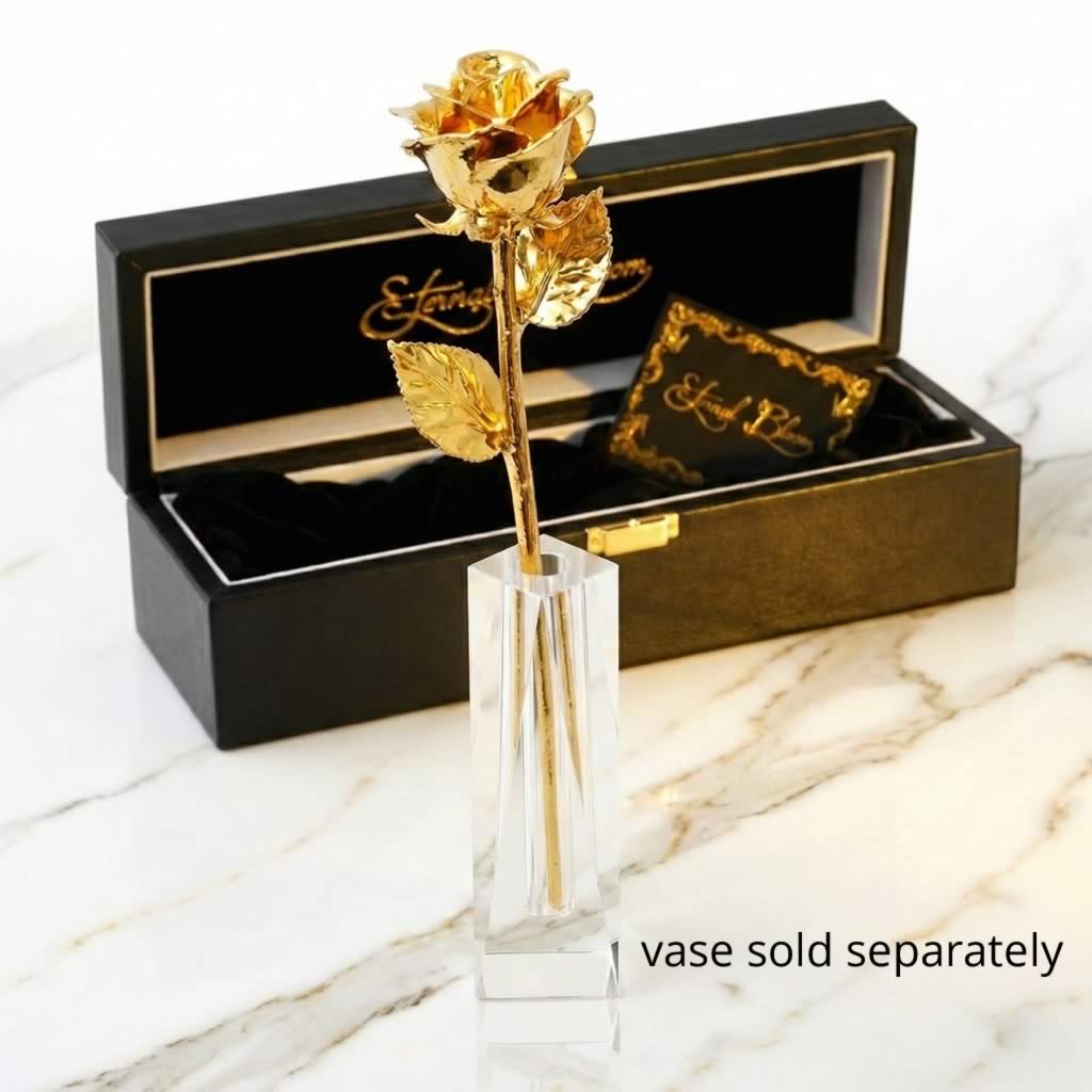 24K Gold Dipped Eternal Bloom