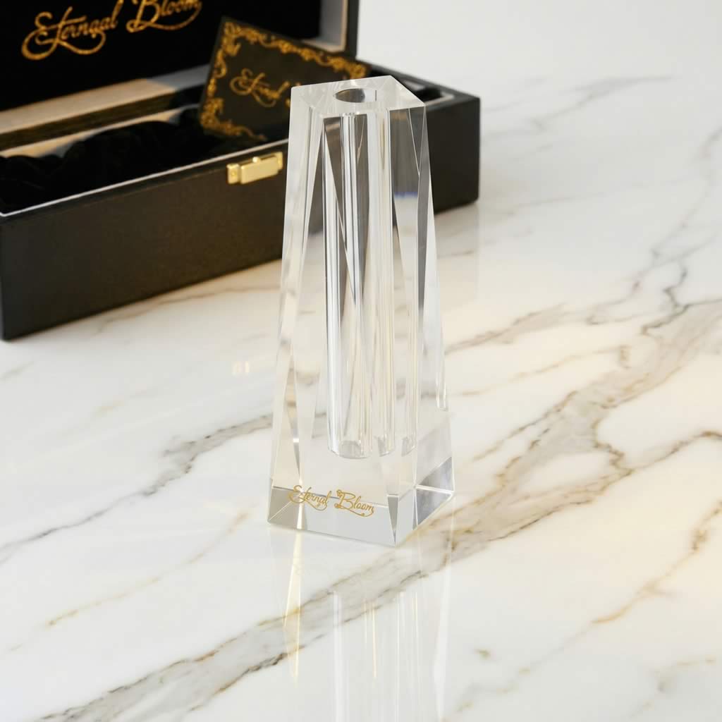 Hand-Made Designer Crystal Vase